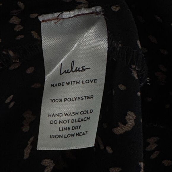 Lulus Adventurous Type Black Dot Off-the-Shoulder Mini Dress Women's Size Medium - Picture 6 of 9